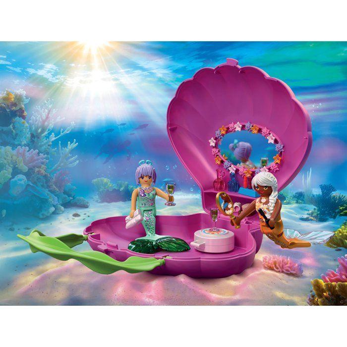 PLAYMOBIL 72105 Sac coquillage &amp; sirenes, Les Sirenes Fantasy &amp; Magic, 47 pieces, Des 4 ans