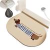 Dachshund Floor Mat, Diatom Mud Suction Mat At The Door Of The Bathroom, Toilet, Toilet Easy To Take Care Of, Foot Mat, Bathroom Carpet