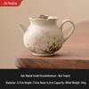 Ceramic Kung Fu Teapot with Daisy Design