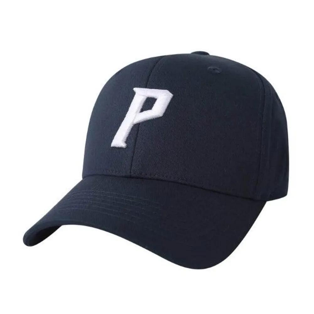 Unisex CHI Initial Embroidery Oversized Hard Ball Cap N255AP434P