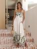 2026 European & American Summer Long Printed Spaghetti Strap Sleeveless Sexy Women's Dress