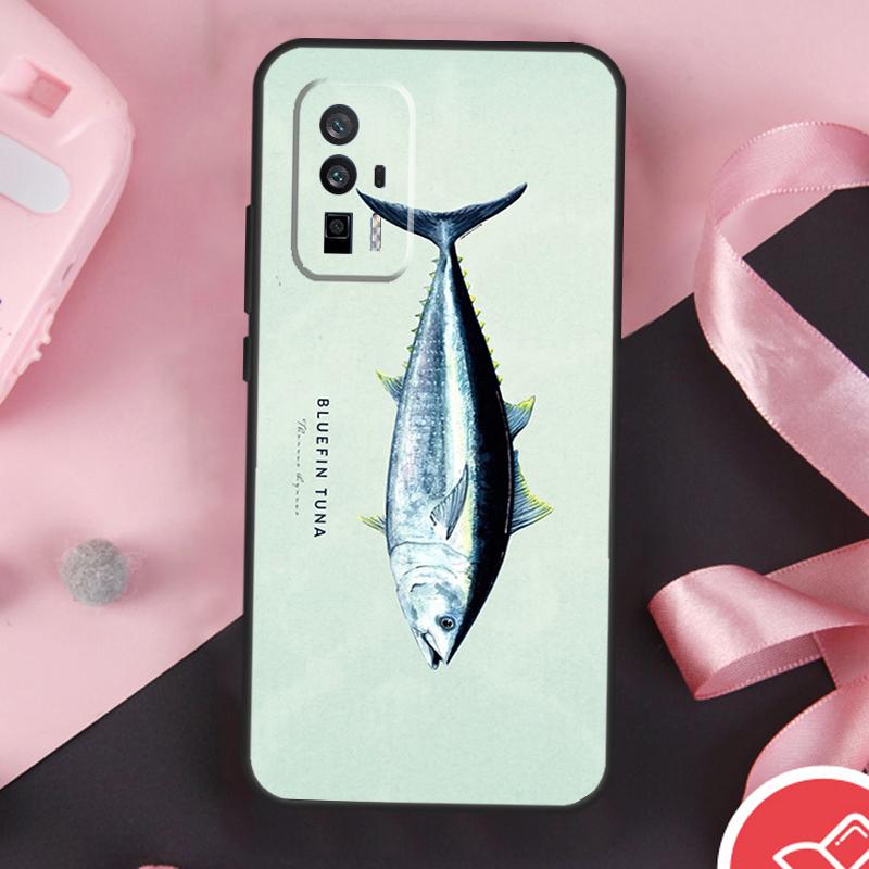 Bluefin Tuna Case For Xiaomi 11T 12T 13T 14T Pro Mi 15 13 14 Ultra POCO X7 Pro X3 X5 X6 F5 F6 F7 Cover