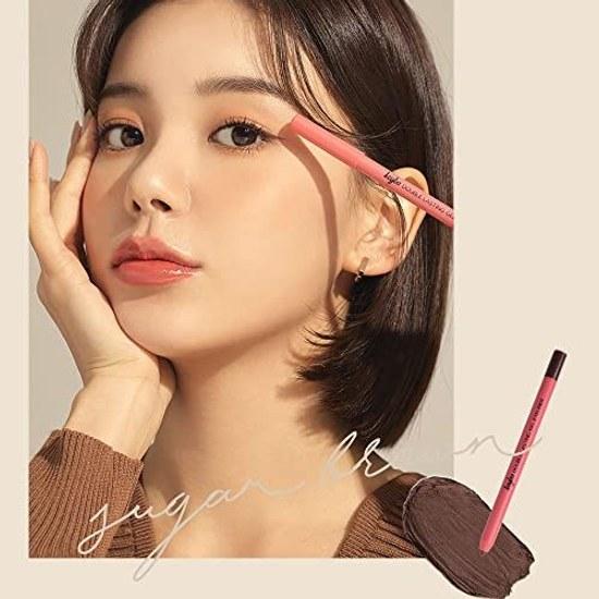 Eyeliner Pencil Keybo Double Lasting Gel Korea Brown Long-lasting Liner (03. Sugar Brown)