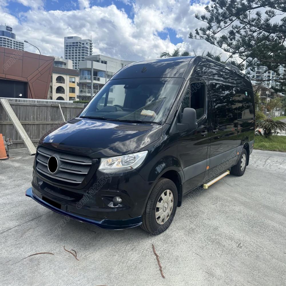 For Mercedes Benz SPRINTER W907 2018 2019 2020 2021 2022 2023 3PCS MP-Style Front Shovel Front Bumper Lip Auto Parts BodyKits