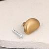 Single Hole Drawer Pull 1 Set Bright Silver Handle Cabinet Small Wardrobe Door Sleek Design for Contemporary Home Use