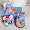 Anti-lost Elephant Backpack Pendant Cartoon Elephant Plush KeyChain Elephant Plush Toy  Girls