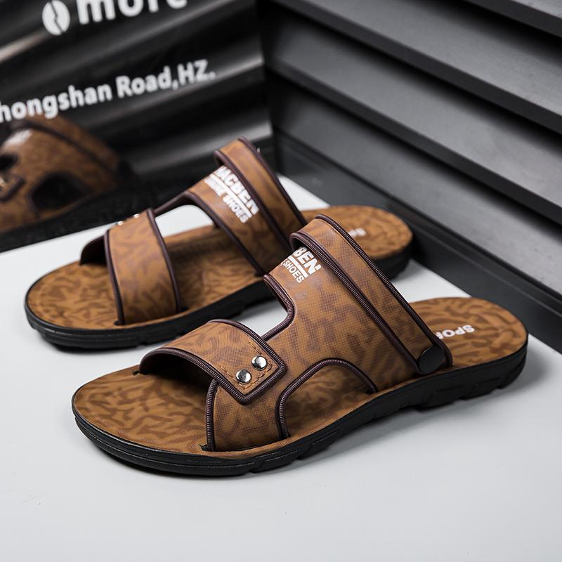 Fashion Summer Men Sandals Open Toe Flat Mens Casual Shoes Outdoor Walking Sandals for Men Beach Shoes sandalias hombre Men slippers