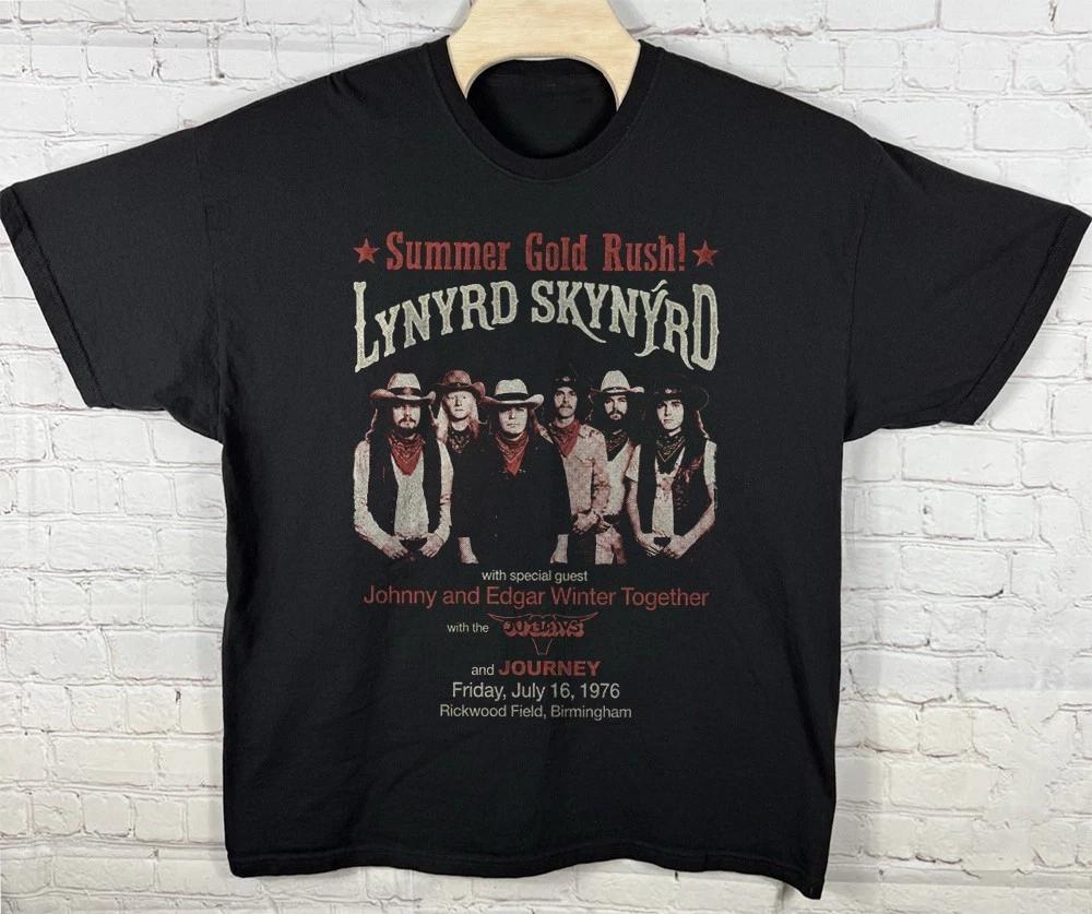 Lynyrd Skynyrd Band Unisex Black T-shirt S-