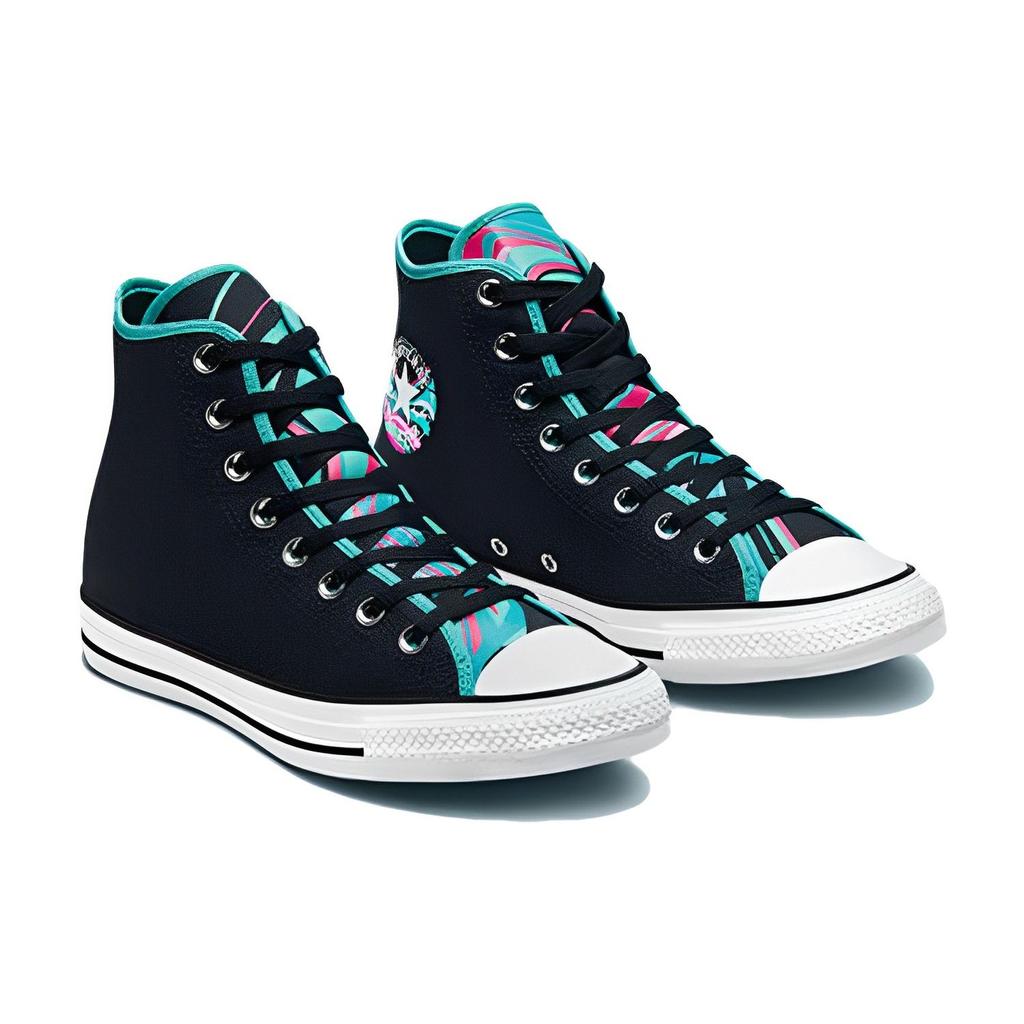 Converse Chuck Taylor All Star Marbled 'Nero Verde Acqua' A02127C