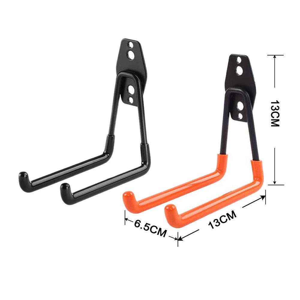 

Сверхпрочные металлические гаражные крюки для садовых инструментов и велосипедов Medium Square Hook оранжевый
