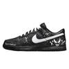 Dunk Slip Resistant Cushioning Abrasion Resistant Low Top Skateboard Shoes Men's Black IO7606-010(Team2092-)