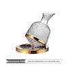 Sichun Luxury Rotating Crystal Wine Decanter Set