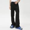| cleanfit basic thin and slightly pulled solid color floor pants simple jeans tide