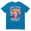 Theres A New Sheriff In Town Cowboy Trump 2024 TShirt