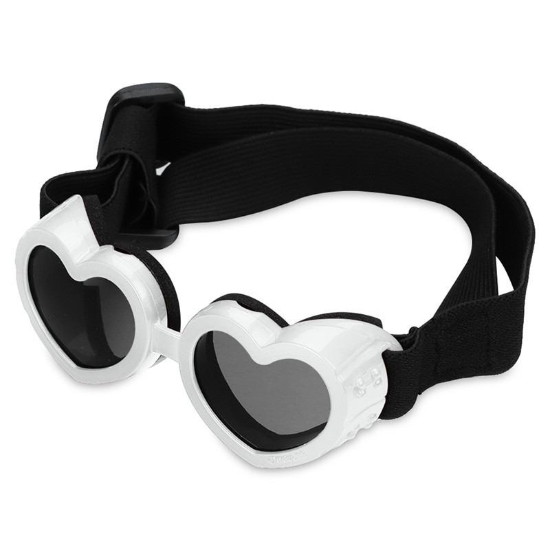 Pet Glasses Dog Cat Sunshade Glasses Heart Shape UV Windproof Goggles Cute Headwear Pet Decor Photography Prop Pet Supplies Gift