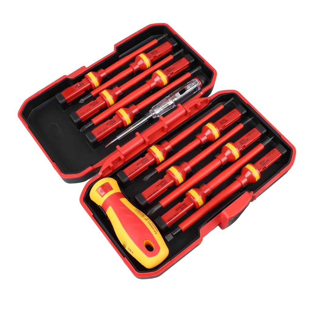 Premium Insulated Screwdrivers Set Insulated Professional Electricians Slotted Crossed Screwdriver