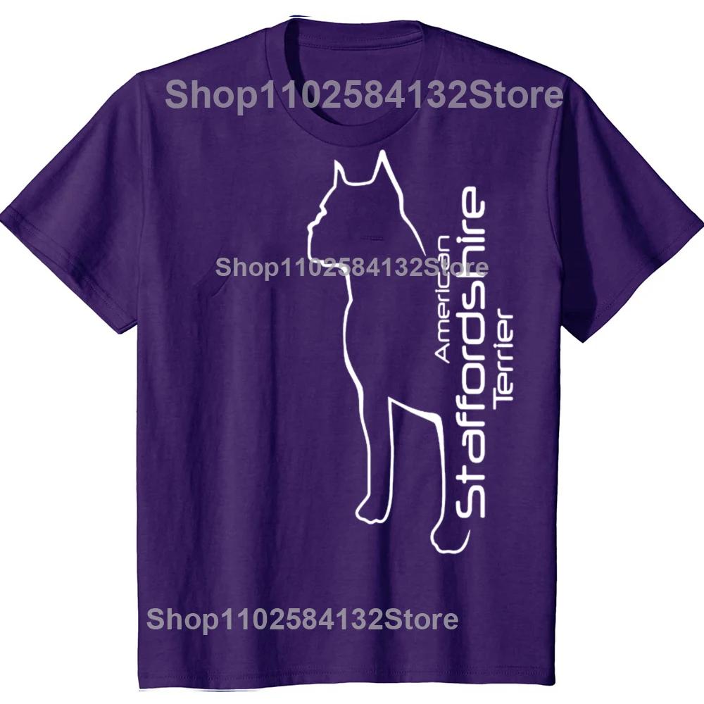 

Novelty Awesome American Staffordshire Terrier T Shirts Graphic Cotton Streetwear Short Sleeve Birthday Gifts Amstaff T-shirt 4XL