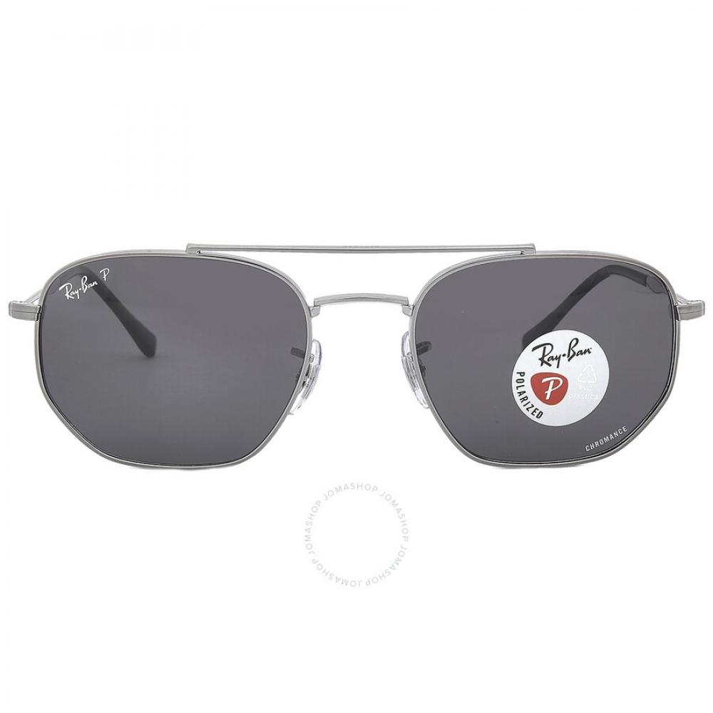 

Ray Ban Polarized Grey Navigator Unisex Sunglasses RB3707 004 K8 54