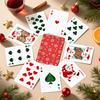1/2/3 Sets Christmas Poker Cards Xmas Santa Claus Theme Card Deck Kids Adults Family Night Multi-player Interactive Classical Card Board Game