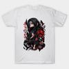 Asian Size Cotton Unisex Tshirt Print T-shirt Itachi T-shirt No-Cut Print Regular Fit