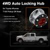 1 Piece X FOR TOYOTA Offroad 4WD 4x4 Pickup 4 Runner T100 79-85 FREE WHEEL LOCKING HUBS B005 40350-39045 4035039045 Zinc Alloy