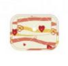 Striped Polka Dot Quilted Cotton Mini Coin and Makeup Purse