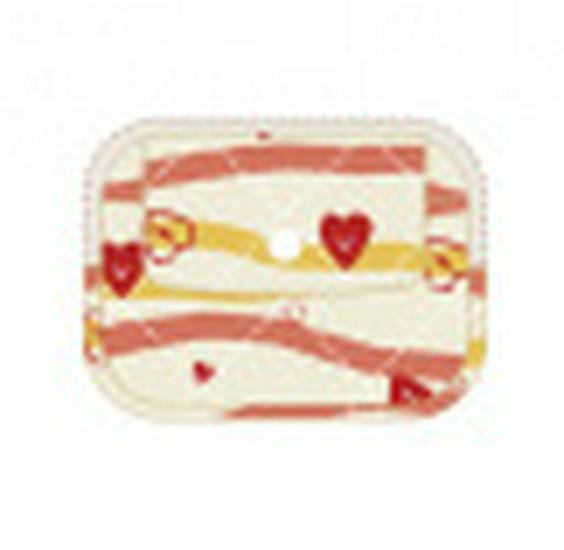 Striped Polka Dot Quilted Cotton Mini Coin and Makeup Purse