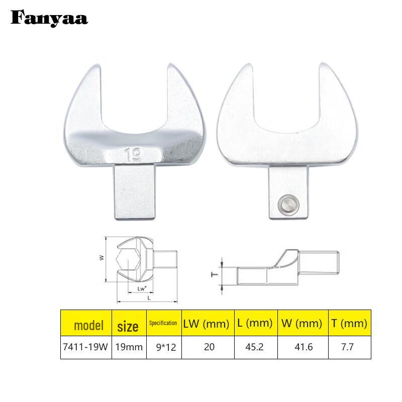 Clés dynamométriques Fanyaa Inserts à fourche