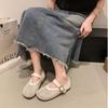 Girls Hollow Princess Leather Shoes Soft Sole Summer Fashion Sandals for Middle  Big Kids