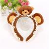 Soft Plush Lace Bear Headwear For Kids Comfortable Hairband Lightweight Hair Accessory For Sensitive Skin