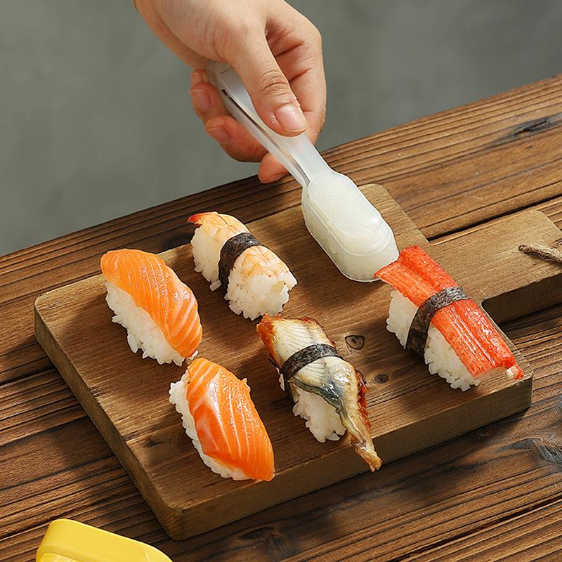 Sushi Making Mould Onigiri Lunch Sushi Maker Making Tools Diy Bento Rice Ball Easy To Make Plastic Sushi Kit Kitchen Gadgets
