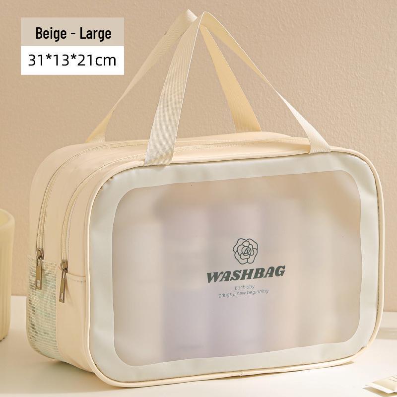 Large Capacity Portable Travel Toiletry Bag with Wet-Dry Separation