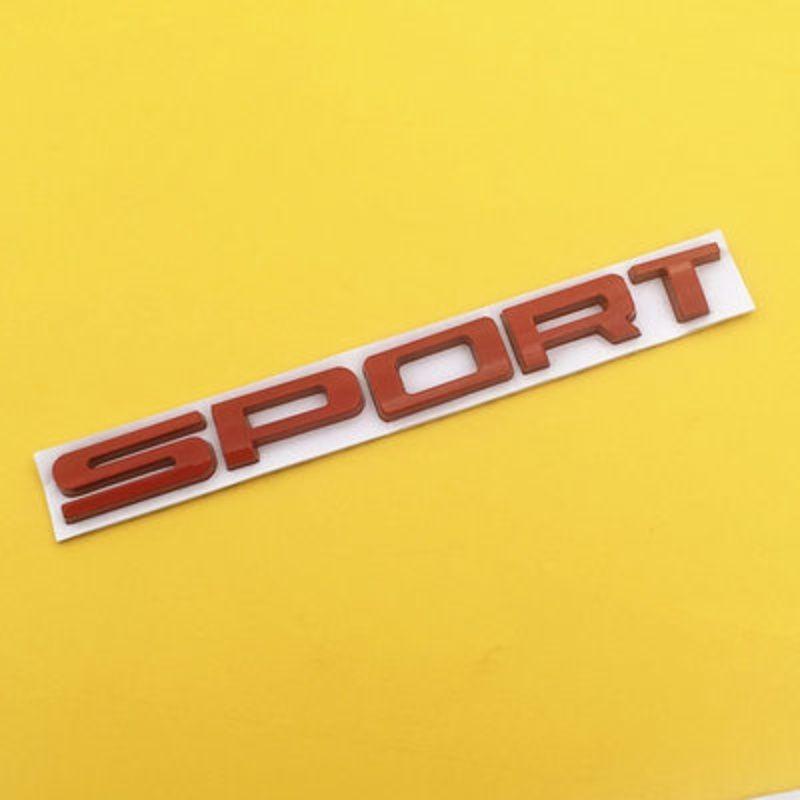 Car tail label sport letter sticker, sports three-dimensional metal modification after sticking body decoration car label