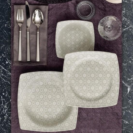 

Набор столовой посуды Güral Porcelain Reactive Square из 24 предметов NBNCR24Y4101488