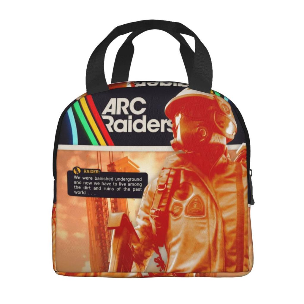 Arc Raiders Video Games Thermal Insulated Lunch Bag for Picnic Portable Food Container Bags Thermal Cooler Lunch Boxes