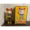 Used BE@RBRICK Lucky Cat Peko-chan Gold Plated 400% Fujiya