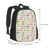 Cartoon Drawings Of Cats Hot Sale Backpack Fashion Bags Cats Bean Cute Mom Tattoo Candy Hearts Cheeseburger Pattern Toys Pickle