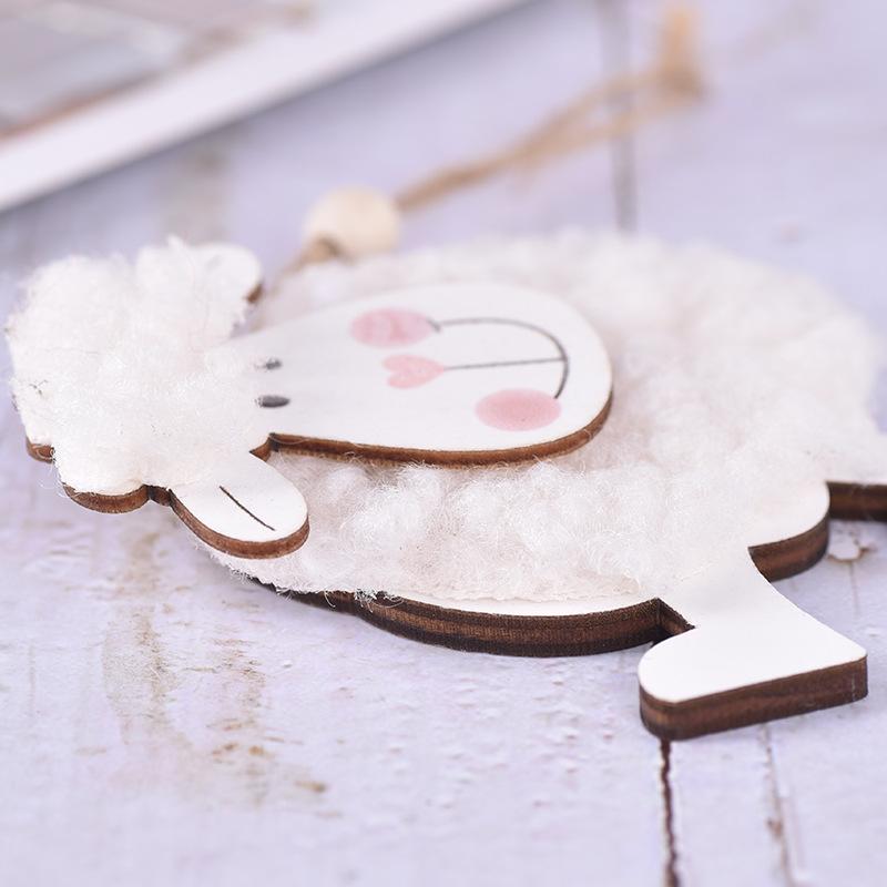 New Styles, Easter Gifts, Decorative Items, Lamb Shapes, Wooden Pendants, Creative Wool Felt, Cute Lamb Pendants