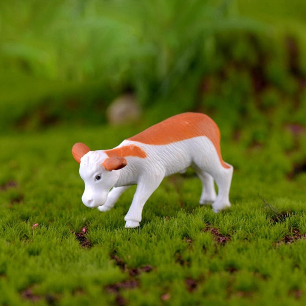 Animal Model Farmland Worker Home Decor Figurines Micro Landscape Miniatures Fairy Garden Ornaments