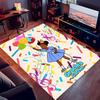 Gracie's Corner Printed Absorbent Washable Carpet, Non-Slip Bathroom Mats, Kitchen Rugs, Yoga Mat,Living Room Entrance, Camping Picnic Rugs