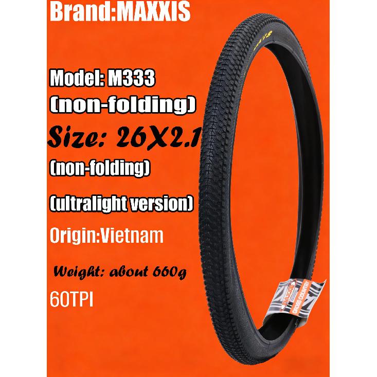 

Maxxis M333 PACE MTB Велосипедная шина 26 * 1.95 26 * 2.1 27.5 X1.95 27.5x2.1 29 x 2.1 29er Горный велосипед Шина Стальная проволока Велосипед 1 шт. 26X2.1 WIRE