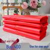 Red Thickened Handheld Trash & Shopping Vest Bags