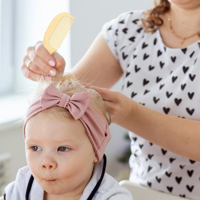 Sada kartáče a hřebenu na měkké vlasy z vlny Nejjemnější štětiny Kartáč na dětské vlasy Kartáč na masáž těla kojence Uklidňující kartáč do vany Cestovní výbava