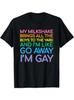 Essentialsen Lesbian Flag Gay Pride Rainbow LGBT Funny Queer My Milkshake 2024 M