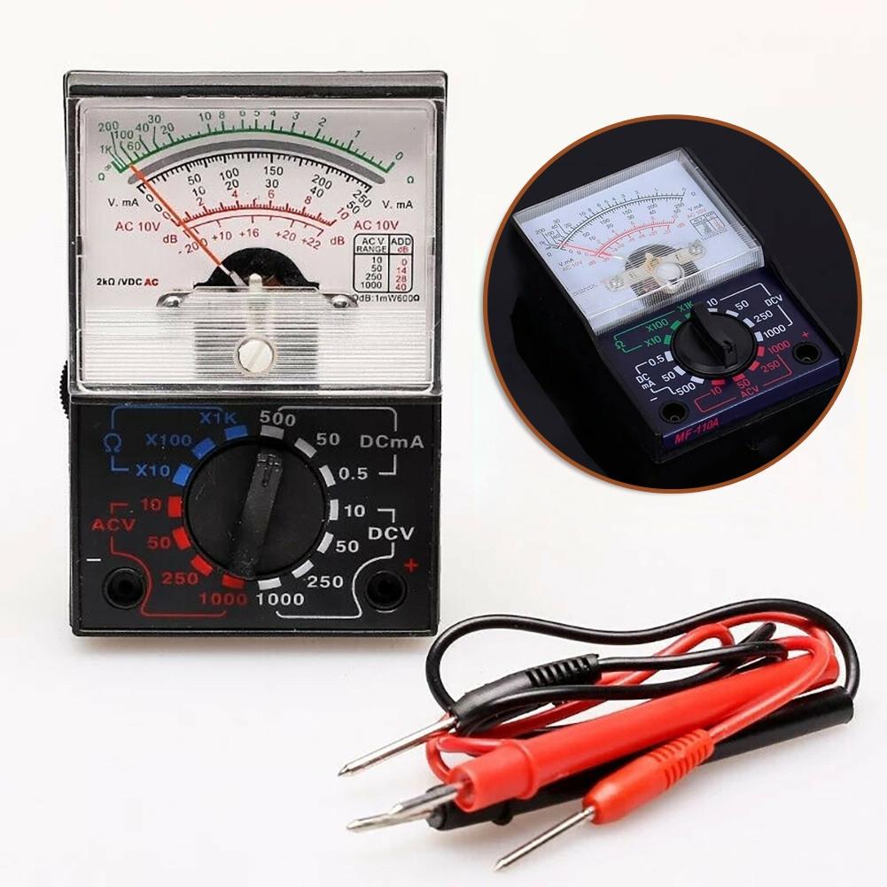 Analógový multimetrový tester Príslušenstvo Amérmeter MF-110A Merač