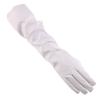 Women's Performance Long Leather Gloves with Extended Warm and Velvet Wedding Dress with Fashionable PU Leather Gloves