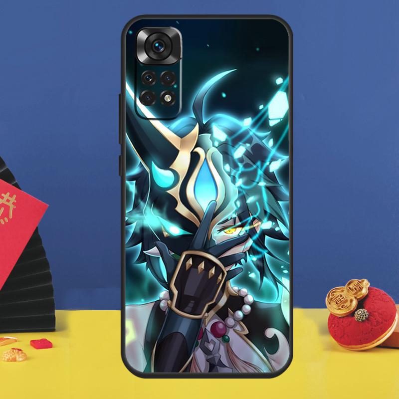 Xiao Genshin impact Phone Case For Xiaomi Redmi Note 11 Pro Note 10 Pro 12 8 9 Pro 9S 10S 11S 12C 9C 10C Funda