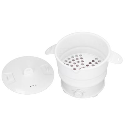 Marmite électrique pliable 800 W 1,2 L pour le camping, le bureau, l'hôtel, la soupe aux nouilles et au porridge