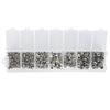 260pcs Jewelry Accessories Antique Spacer Bead Alloy Tube Spacer Bead Kit Silver Metal Spacer Bead Jewelry Making