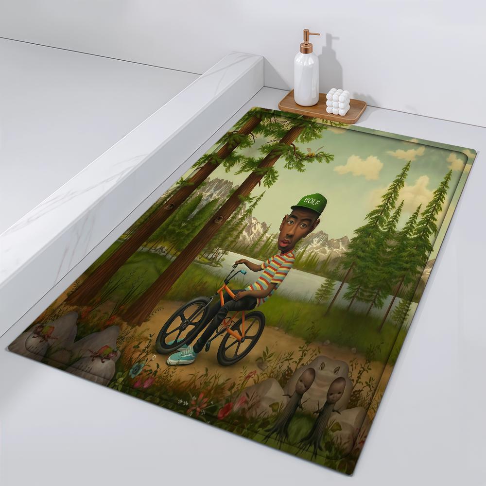 

Door Mat Bedside Entrance Cool Bath Floor Decoration Corridor Creator Door Mat Rapper The T-Tyler Carpet Living Room Balcony 40cm x 60cm